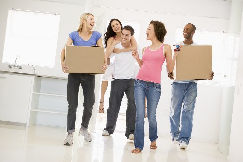 Removal team planning a house move in Palmers Green