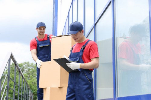 Removal van support for a home move in Palmers Green