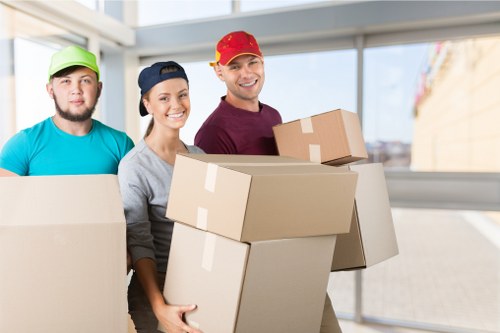 Man and van removals service in Palmers Green near residential streets