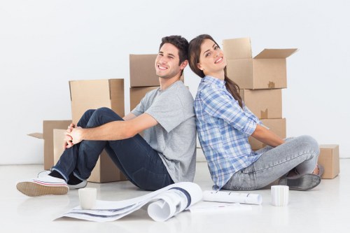 Local moving team handling furniture loading for a Palmers Green property