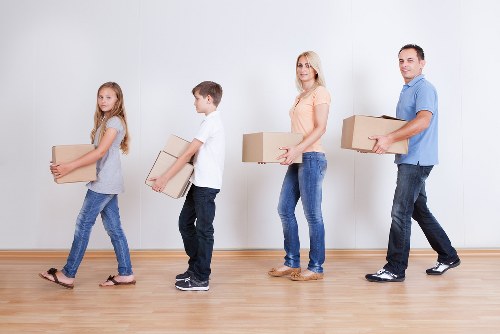Packing and moving supplies prepared for a Palmers Green removal